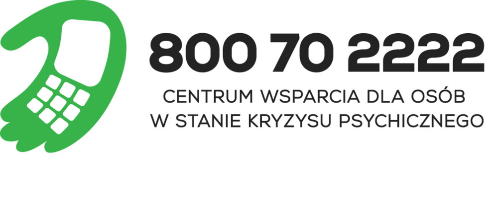 800 70 2222 - Linia wsparcia dla osób w stanie kryzysu psychicznego